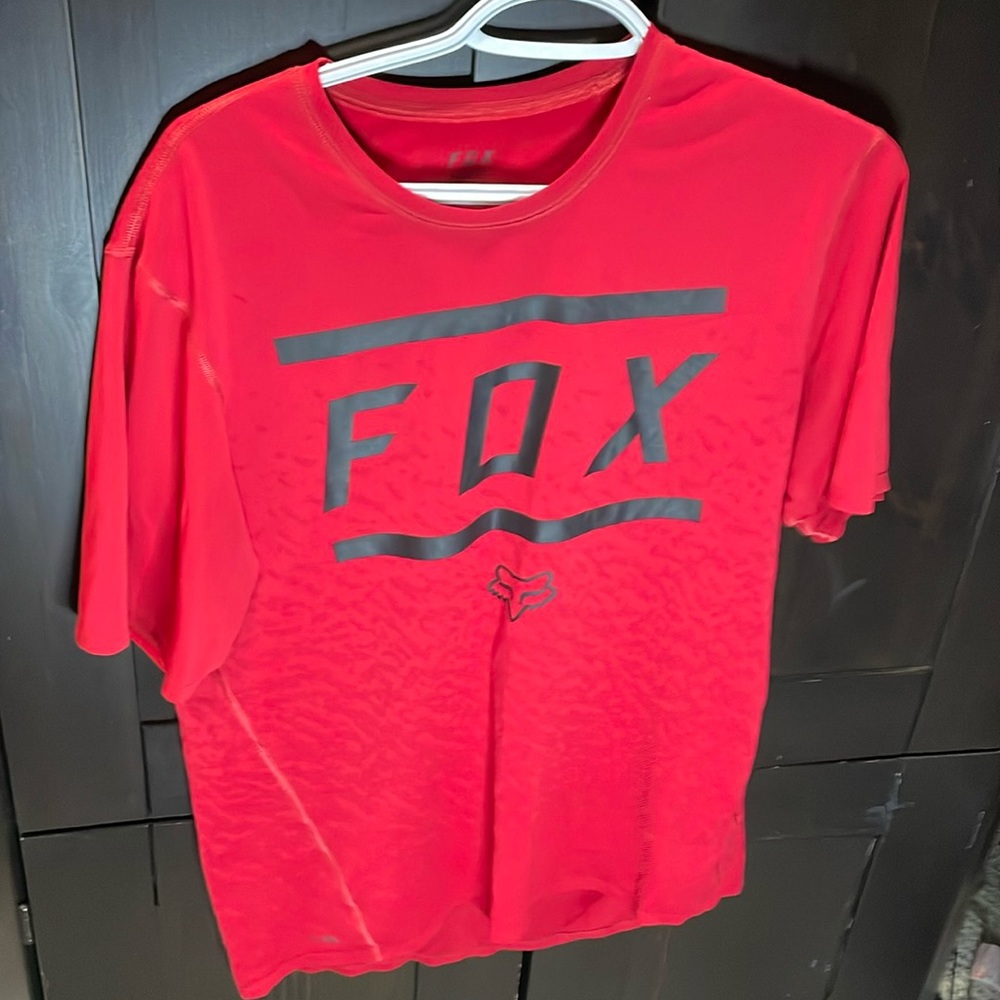Fox Racing Ranger Red Tshirt Moisture Wicking Material Size Medium